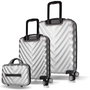 Zoozie Bags Juego de Maletas de 3 Piezas Gris